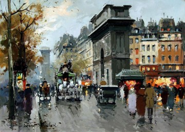 街並み Painting - AB ポルト サン マルタン 1 パリ